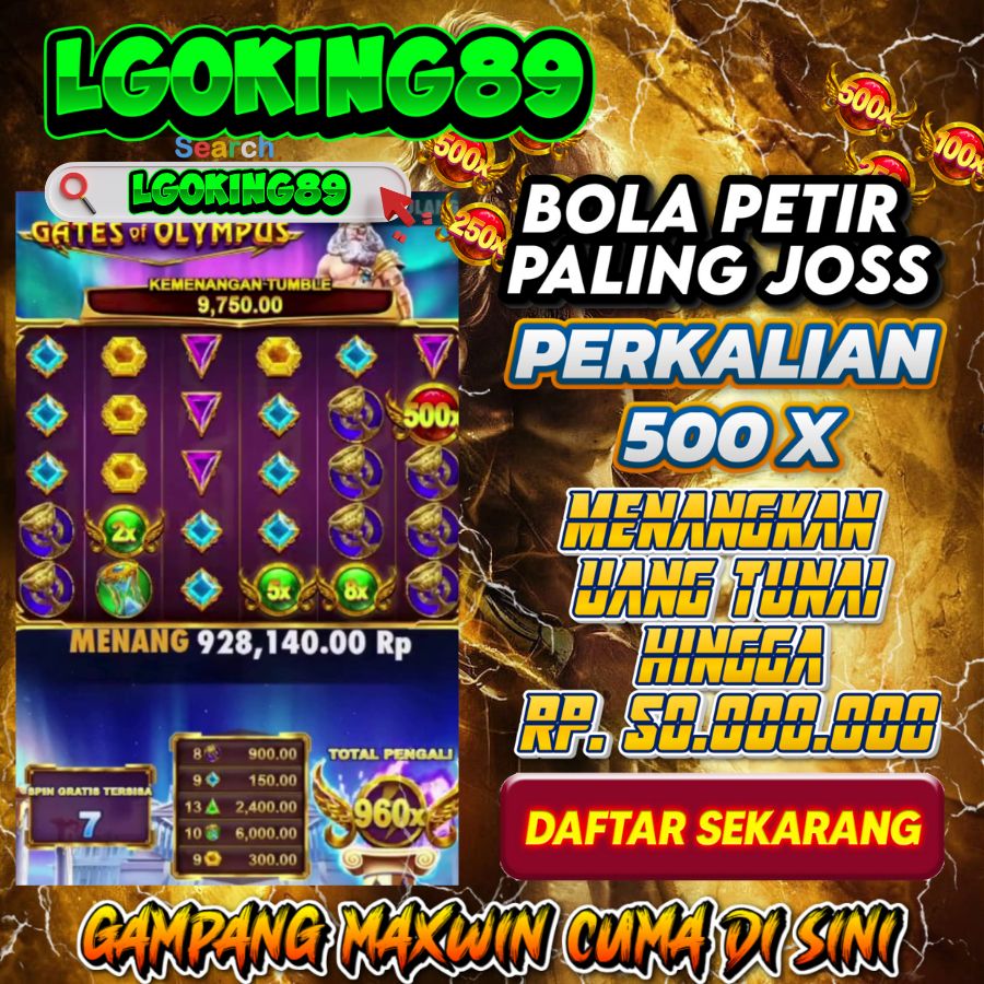 LGOKING89 Slot Online Terpercaya dengan Peluang JP Tak Terbatas 